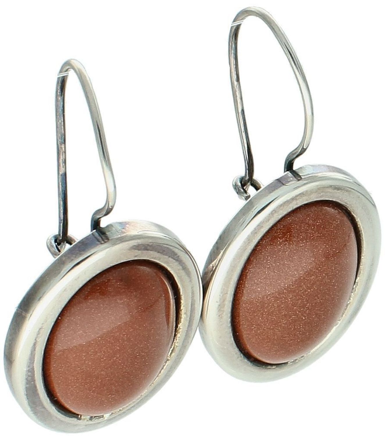 Srebrne kolczyki 925 z piaskiem pustyni ✨ Długość 3,5 cm, waga 7,4 gram, zapięcie na bigiel. Elegancja i kosmiczny blask w jednym. Srebrne duże kolczyki z piaskiem pustyni 🌌  Srebro 9251.jpg